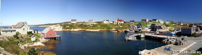Peggy´s Cove Hafen Panorama Peggy´s Cove Hafen Panorama