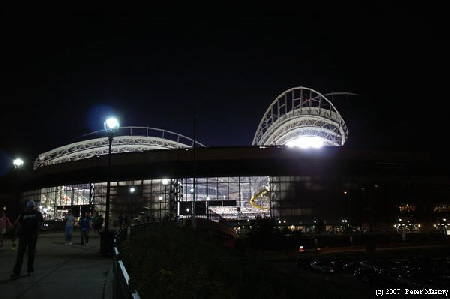 Miller Park in der Nacht