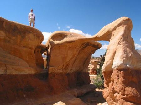 Holger on Metate Arch