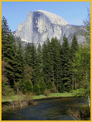 Merced River and Half Dome